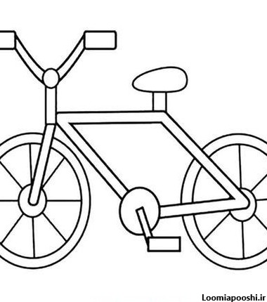 عکس نقاشی دوچرخه آسان