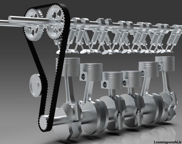 عکس موتور شش سیلندر