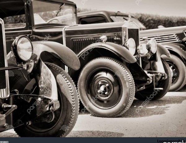 عکس ماشین قدیمی سیاه سفید