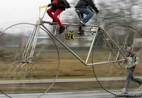 عکس زشت ترین دوچرخه جهان