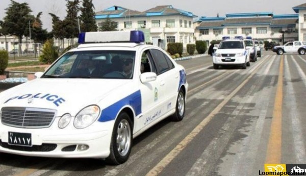 عکس ماشین پلیس بنز الگانس