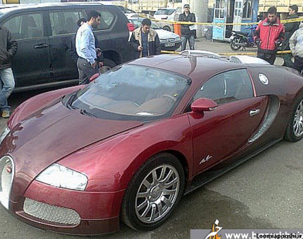 عکس ماشین بوگاتی در تهران
