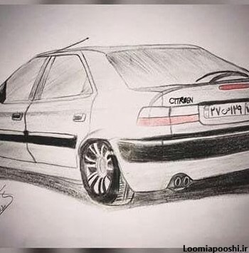 عکس نقاشی ماشین زانتیا