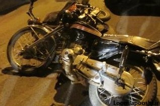 عکس موتور تصادفی در شب