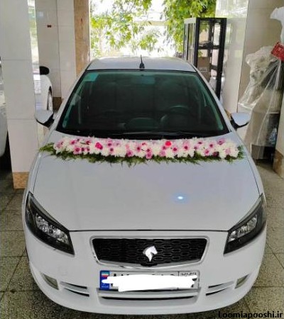 عکس ماشین عروس رانا