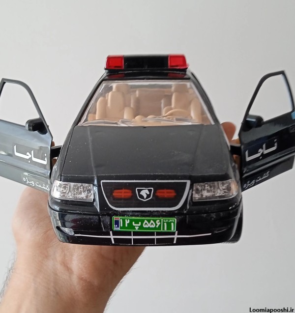 عکس نقاشی ماشین پلیس سمند